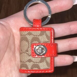 Coach photo keychain